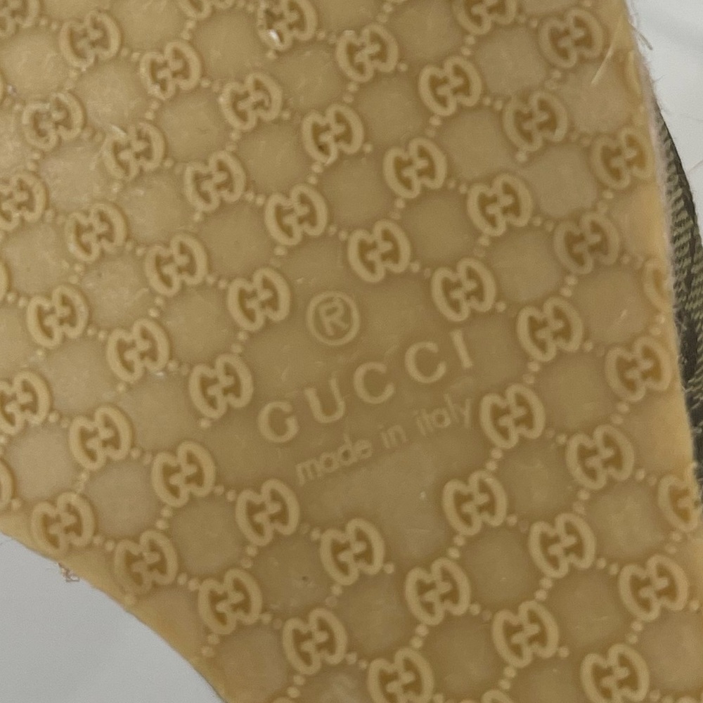 NEW IN BOX GUCCI GG LOGO MONOGRAM WEDGES - Picture 14 of 15